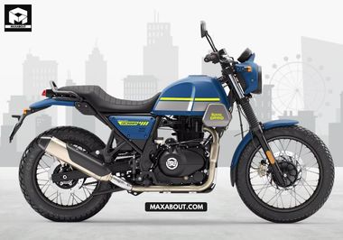 Royal Enfield Scram Skyline Blue