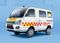 Mahindra Supro Ambulance Front 3-Quarter View