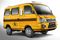 Mahindra Supro School Bus Front 3-Quarter View