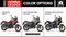 Honda CB200X Colour Options