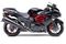 Kawasaki Ninja ZX-14R Side View 'Black n Red'