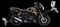 TVS Apache Xventure 180 (Black-Gold)