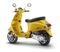 Vespa SXL 125 Matte Yellow Rear 3-Quarter View