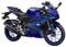 Yamaha R15 V4 Racing Blue Edition Front 3-Quarter View