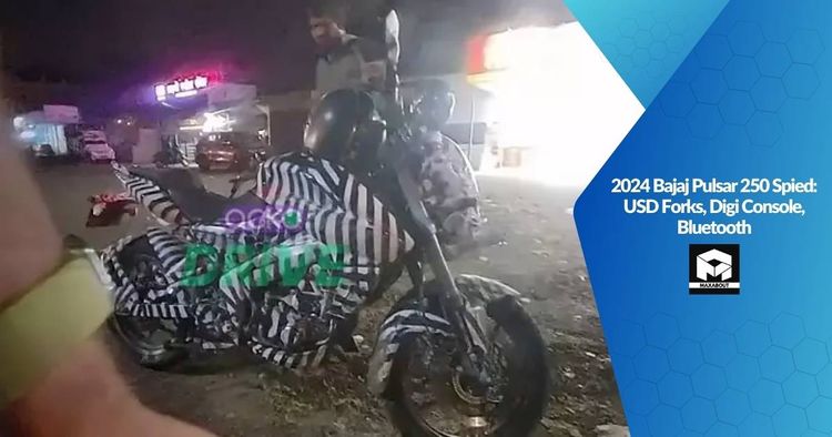 2024 Bajaj Pulsar 250 Spied: USD Forks, Digi Console, Bluetooth