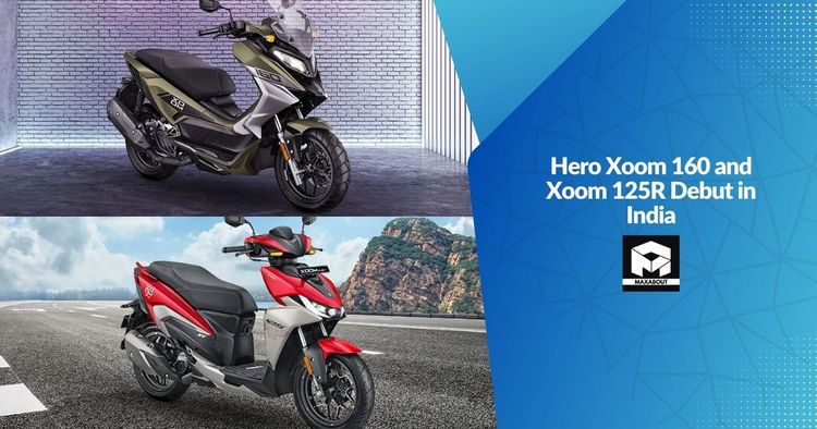 Hero Xoom 160 and Xoom 125R Debut in India