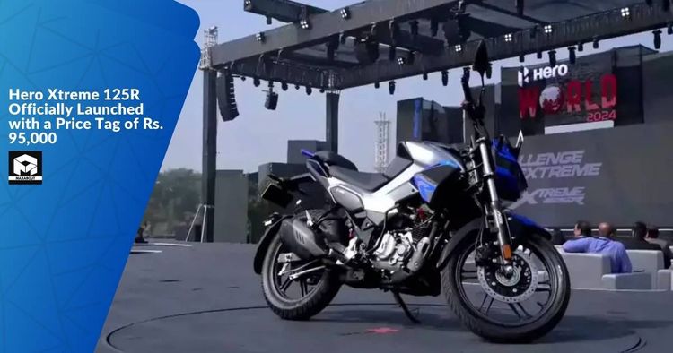 Hero Xtreme 125R Officially Launched with a Price Tag of Rs. 95,000