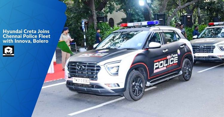 Hyundai Creta Joins Chennai Police Fleet with Innova, Bolero