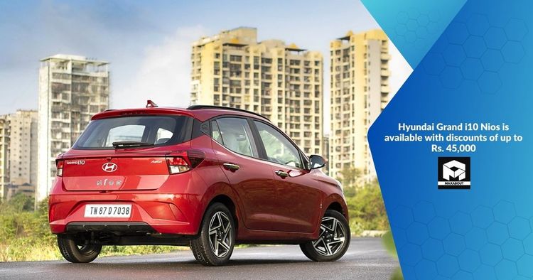 Hyundai Grand i10 Nios is available with discounts of up to Rs. 45,000