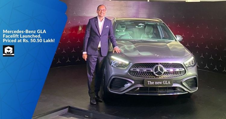 Mercedes-Benz GLA Facelift Launched, Priced at Rs. 50.50 Lakh!