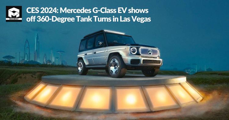 CES 2024: Mercedes G-Class EV shows off 360-Degree Tank Turns in Las Vegas