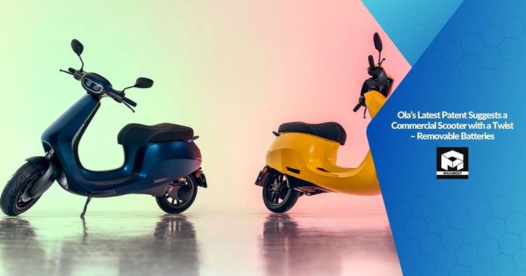 Ola's Latest Patent Suggests a Commercial Scooter with a Twist – Removable Batteries