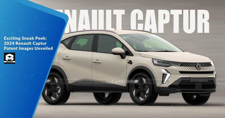 Exciting Sneak Peek: 2024 Renault Captur Patent Images Unveiled