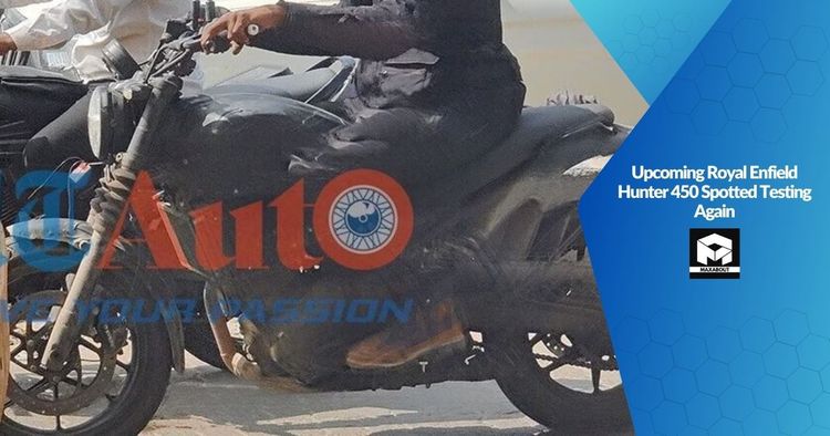 Upcoming Royal Enfield Hunter 450 Spotted Testing Again