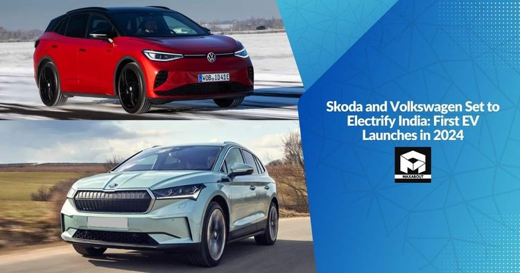 Skoda and Volkswagen Set to Electrify India: First EV Launches in 2024