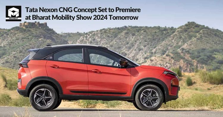 Tata Nexon CNG Concept Set to Premiere at Bharat Mobility Show 2024 Tomorrow