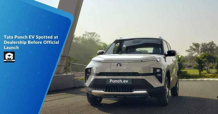 Tata Punch EV Spotted at Dealership Before Official Launch