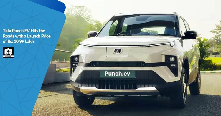 Tata Punch EV Hits the Roads with a Launch Price of Rs. 10.99 Lakh