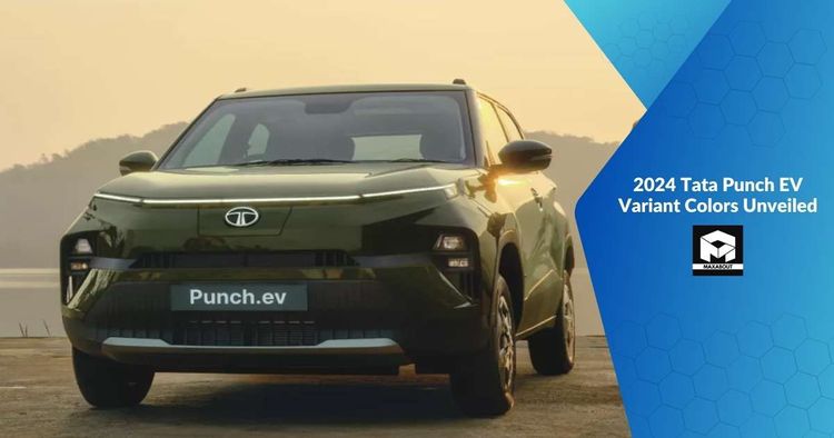 2024 Tata Punch EV: Variant Colors Unveiled