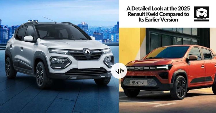 A Detailed Look at the 2025 Renault Kwid Compared to Its Earlier Version