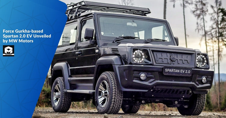 Force Gurkha-based Spartan 2.0 EV Unveiled by MW Motors