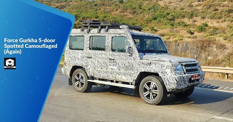 Force Gurkha 5-door Spotted Camouflaged (Again)