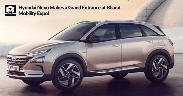 Hyundai Nexo Makes a Grand Entrance at Bharat Mobility Expo!