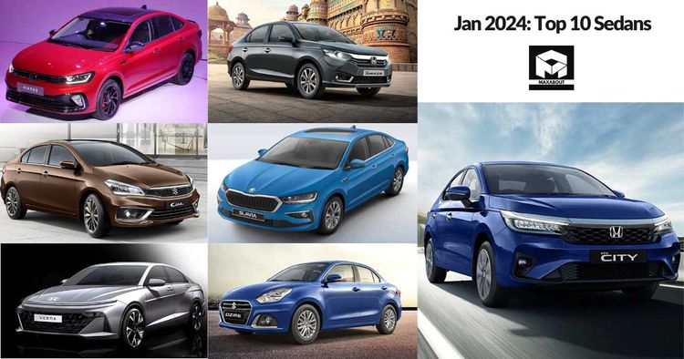 Jan 2024: Top 10 Sedans