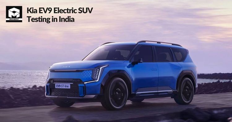 Kia EV9 Electric SUV Testing in India 