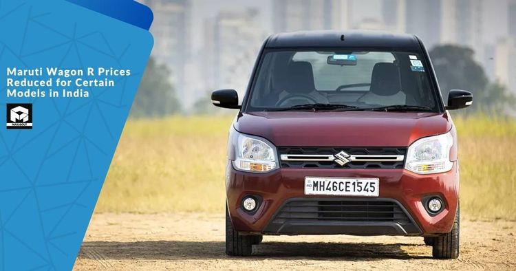 Maruti Wagon R Prices Reduced for Certain Models in India