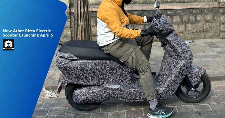 New Ather Rizta Electric Scooter Launching April 6