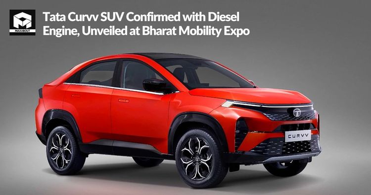 Tata Curvv SUV Confirmed with Diesel Engine, Unveiled at Bharat Mobility Expo