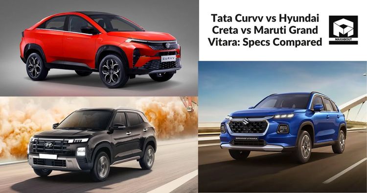 Tata Curvv vs Hyundai Creta vs Maruti Grand Vitara: Specs Compared