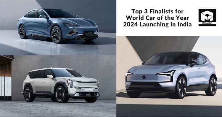 Top 3 Finalists for World Car of the Year 2024 Launching in India