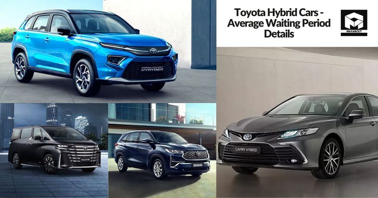 Toyota Hybrid Cars - Average Waiting Period Details 