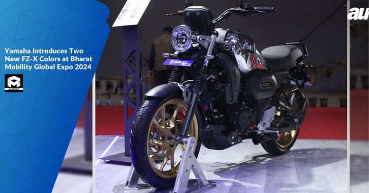 Yamaha Introduces Two New FZ-X Colors at Bharat Mobility Global Expo 2024