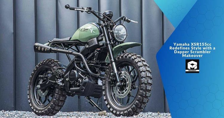 Yamaha XSR155cc Redefines Style with a Dapper Scrambler Makeover