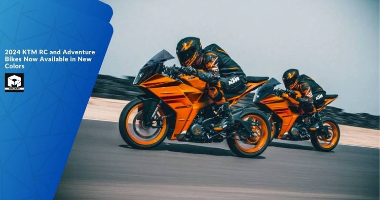 2024 KTM RC and Adventure Bikes Now Available in New Colors