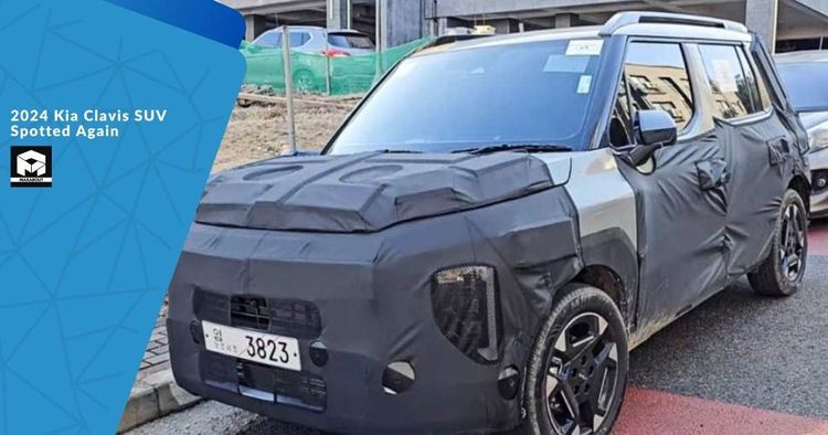 2024 Kia Clavis SUV Spotted Again