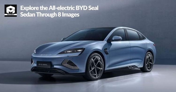 Explore the All-electric BYD Seal Sedan Through 8 Images