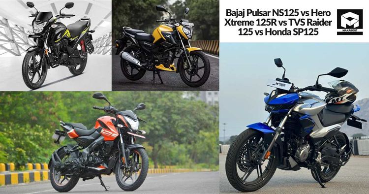 Bajaj Pulsar NS125 vs Hero Xtreme 125R vs TVS Raider 125 vs Honda SP125