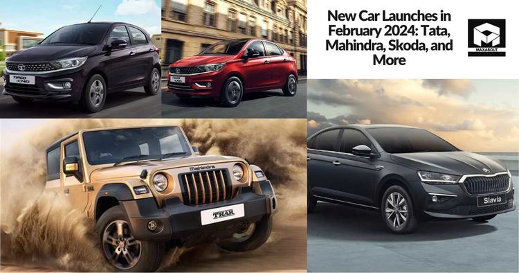 New Car Launches in February 2024: Tata, Mahindra, Skoda, and More