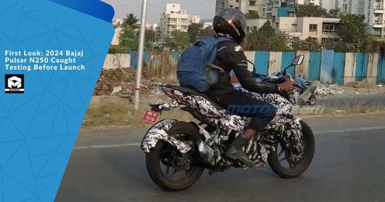 First Look: 2024 Bajaj Pulsar N250 Caught Testing Before Launch