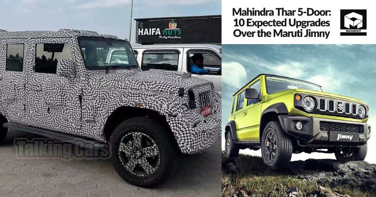 Mahindra Thar 5-Door: 10 Expected Upgrades Over the Maruti Jimny