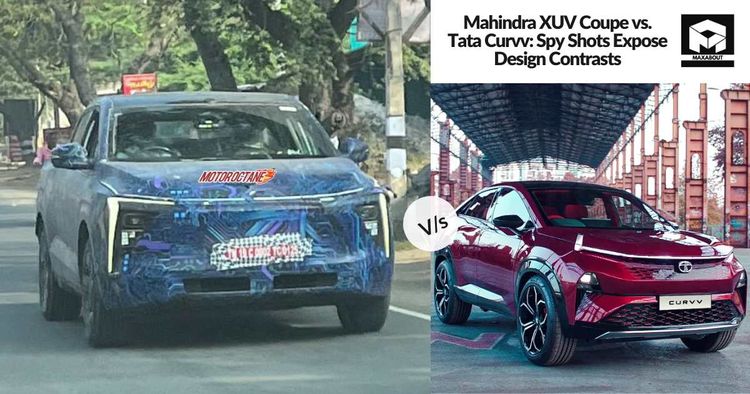 Mahindra XUV Coupe vs. Tata Curvv: Spy Shots Expose Design Contrasts