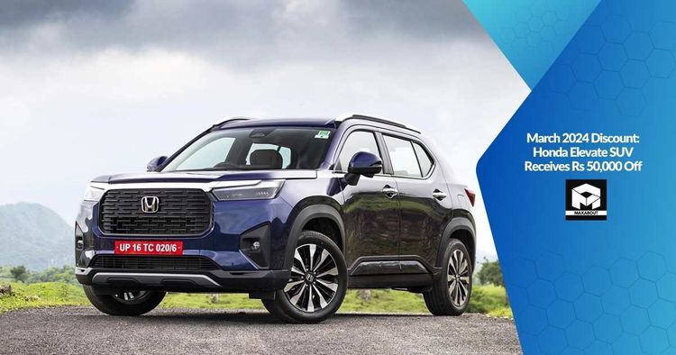 March 2024 Discount: Honda Elevate SUV Receives Rs 50,000 Off