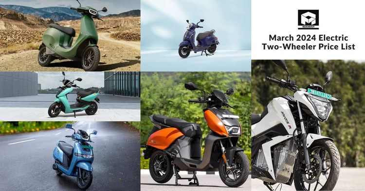 March 2024 Electric Two-Wheeler Price List