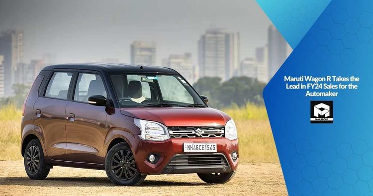 Maruti Wagon R Takes the Lead in FY24 Sales for the Automaker