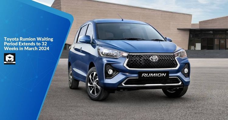 Toyota Rumion Waiting Period Extends to 32 Weeks in March 2024