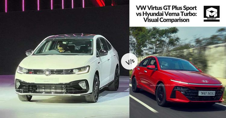 VW Virtus GT Plus Sport vs Hyundai Verna Turbo: Visual Comparison